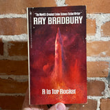 R is for Rocket - Ray Bradbury - 1976 Bantam Books Paperback - Paul Lehr Cover
