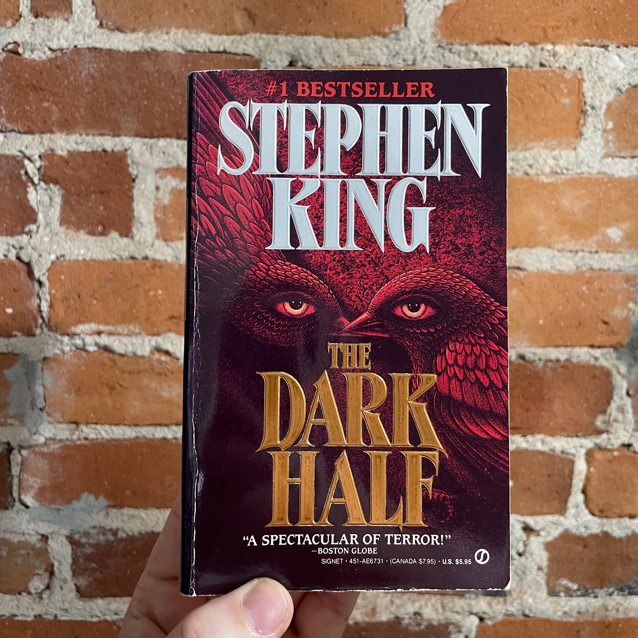 スティーヴン・キング DARK HALF ハードカバー　第一刷 The Dark Half: A Novel スティーヴン・キング DARK HALF ハードカバー