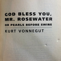 God Bless You, Mr. Rosewater - Kurt Vonnegut Jr. - Reading Copy - Knicks on cover