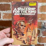 A Spaceship for the King - Jerry Pournelle - 1973 Daw Books Paperback - Frank Kelly Freas Cover