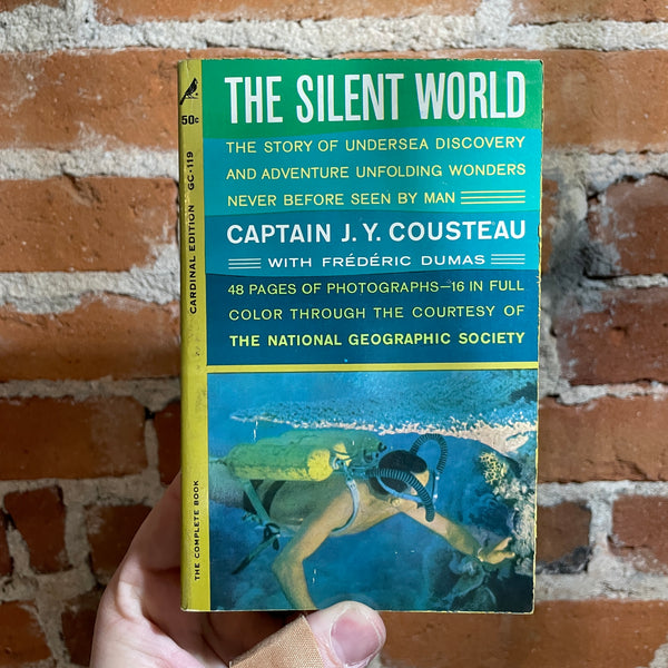 The Silent World - Captain Jacques-Yves Cousteau & Frédéric Dumas - 1961 Cardinal Edition Pocket Books Paperback