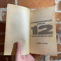 12 Stories For Late At Night: Edited by Alfred Hitchcock 1976 1st Dell Books Paperback