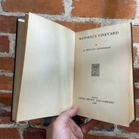 Matorni’s Vineyard - E. Phillips Oppenheim - 1928 Little, Brown, and Company Hardback