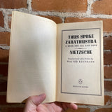 Thus Spoke Zarathustra - Friedrich Nietzsche  - 1980 Penguin Books Paperback
