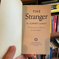 The Stranger - Albert Camus - 1946 Vintage Books Paperback Edition