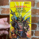Entry to Elsewhen - John Brunner - 1972 Jack Gaughan Cover Daw Books Paperback