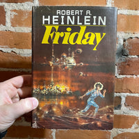 Friday - Robert A. Heinlein - Richard Powers Cover 1982 BCE Hardback