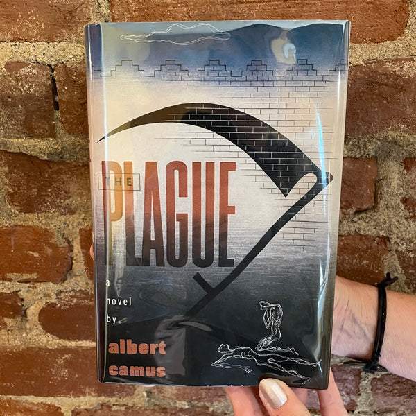 The Plague- Albert Camus , Stuart Gilbert 1948 Alfred A. Knopf Borzoi linotype hardback