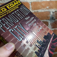 Permutation City - Greg Egan - 1995 Holographic Paperback Edition