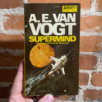 Supermind - A.E. Van Vogt - 1977 Daw Books - Vincent DiFate Cover