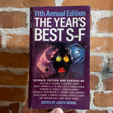 The Year’s Best SF - 11th Annual Edition - Edited by Judith Merril - 1967 Dell Books Paperback