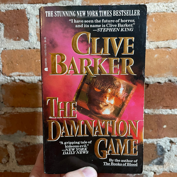 The Damnation Game - Clive Barker - 1988 Charter Books Paperback - Marshall Arisman Cover