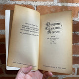 Dragons, Elves, and Heroes - Edited by Lin Carter - 1969 First Printing - Sheryl Slavitt Cover Ballantine Paperback