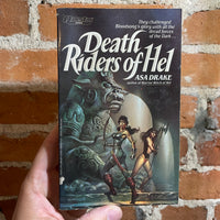 Death Riders of Hel - Asa Drake - 1986 1st Popular Library Books Paperback - Boris Vallejo Cover