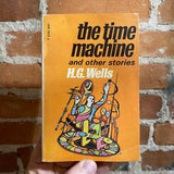 The Time Machine and Other Stories - H.G. Wells - 1969 7th Printing Scholastic Book Services Paperback