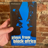 Plays From Black Africa - Edited by Fredric M. Litto - 1968 First Edition Mermaid Dramabook Paperback