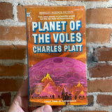 Planet of the Voles - Charles Platt - 1972 Berkley Medallion Paperback - Paul Lehr Cover