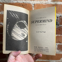 Supermind - A.E. Van Vogt - 1977 Daw Books - Vincent DiFate Cover