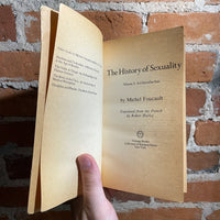 The History of Sexuality - Michael Foucault - 1980 Vintage Books Paperback