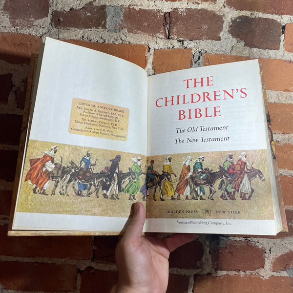 The Children's Bible - 1972 Golden Press Rare Religion