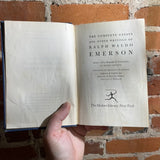 The Writings of Ralph Waldo Emerson - Brooks Atkinson - Modern Library Hardback