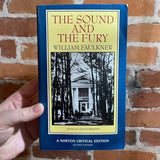 The Sound and the Fury - William Faulkner An Authoritative Text - Edited by David Minter Second Edition paperback