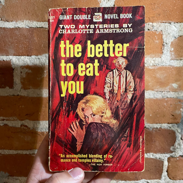 The Better To Eat You & Mischief - Charlotte Armstrong - Rare Cover 1954 Ace Books Double G521 Paperback