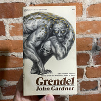Grendel - John Gardner - 1972 Ballantine Books - Michael Leonard Cover
