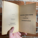 Madison Avenue Nympho - Irving George - Rare 1962 Intimate Books Paperback #703