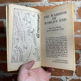 The Warrior of World’s End - Lin Carter - 1974 1st Daw Books Vincent DiFate Cover