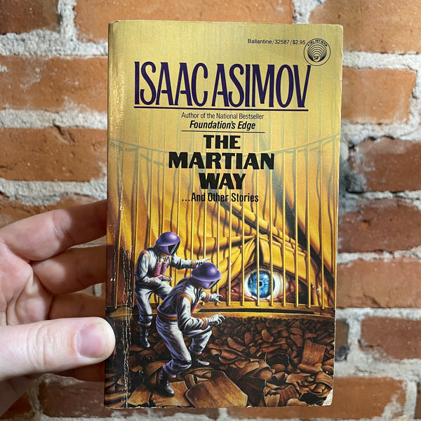 The Martian Way and Other Stories - Isaac Asimov - 1985 Barclay Shaw Cover Ballantine Paperback Edition