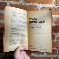Atlas Shrugged - Ayn Rand 1957 19th Printing Signet Classic Paperback