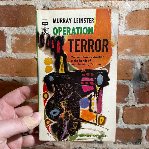 Operation Terror - Murray Leinster - 1962 Berkley Medallion Paperback - Richard Powers Cover