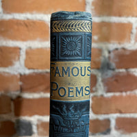 Famous Poems - Vintage Worthington Company Hardback