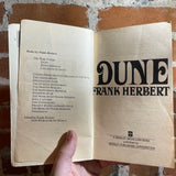 Dune - Frank Herbert - 1977 Berkley Medallion vintage Paperback
