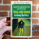 Trial and Error - Anthony Berkeley - Dell 1967 Paperback