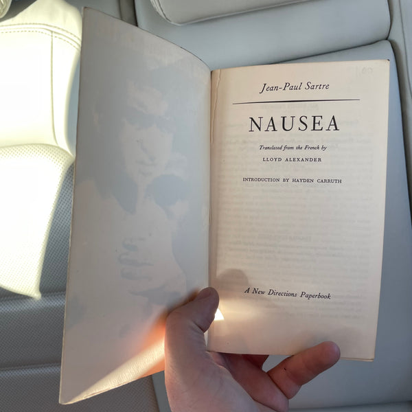 Nausea - Jean-Paul Sartre 1964 9th Printing - New Directions Publishin –  Postmarked from the Stars