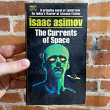 The Currents of Space - Isaac Asimov - Fawcett Paperback 1971 - Allan Mardon