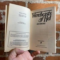Werebeasts of Hel - Asa Drake - 1986 1st Questar Books Paperback - Boris Vallejo Cover