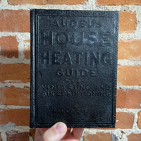Audels House Heating Guide - Frank D. Graham 1948 Vintage Book