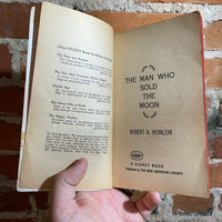 The Man Who Sold The Moon - Robert A. Heinlein 1959 2nd Signet Books Paperback Stanley Meltzoff Cover