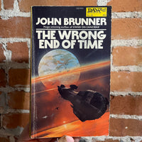 The Wrong End of Time - John Brunner 1973 Daw Books Paperback - Chris Foss Cover