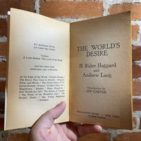 The World's Desire - H. Rider Haggard & Andrew Lang - Vincent Di Fate Cover