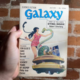 Galaxy Magazine - July-August 1972 - Jack Gaughan Cover - Dying Inside - Robert Silverberg