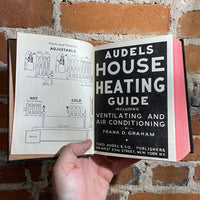 Audels House Heating Guide - Frank D. Graham 1948 Vintage Book