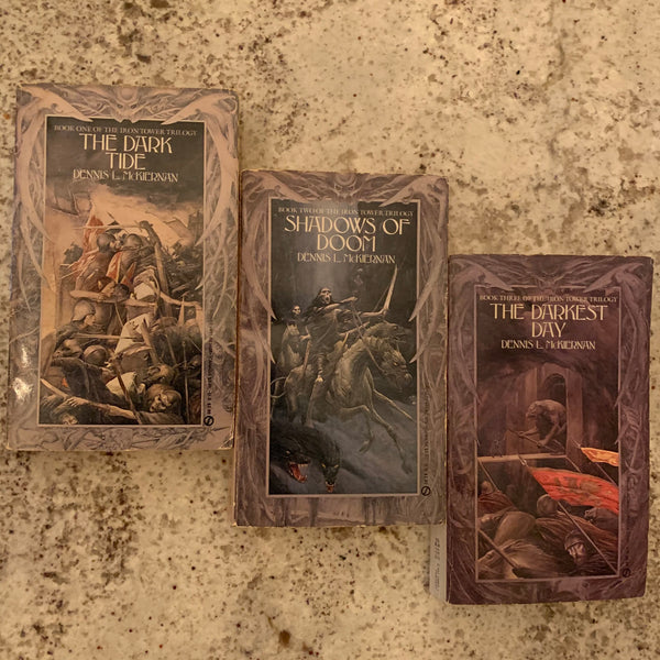 The Iron Trilogy - Dennis L. McKiernan - Paperback Editions