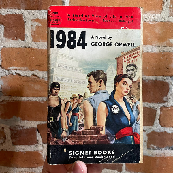 1984 - George Orwell - 1950 First Printing Signet Paperback