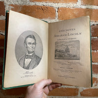 Lincoln’s Stories - J.B. McClure - 1879 Rhodes & McClure Hardback