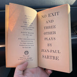 No Exit and Three Other Plays - Jean-Paul Sartre - Jean Carlu Cover - 1949 Vintage Paperback