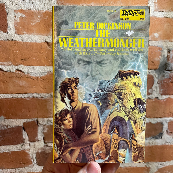 The Weathermonger - Peter Dickinson - 1974 Daw Books Paperback - George Barr Cover